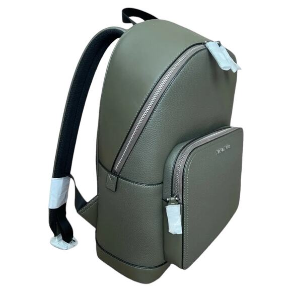 Michael Kors  Green Commuter Back Pack Bag, 11"X 16"X 6.5" - Picture 5 of 14